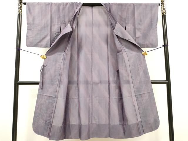 平和屋着物▽道行コート　スリーシーズン　春夏秋　塵除け　霞文　ロング丈　正絹　逸品　DABF2563fe