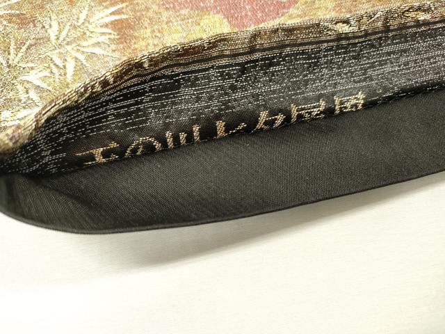 平和屋着物▼六通柄袋帯　天の川七夕屏風　金銀糸　正絹　逸品　DABF2635fe