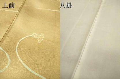 平和屋着物▼上質な小紋　地紋起こし　紐文　暈し染　正絹　逸品　DABF2896fe