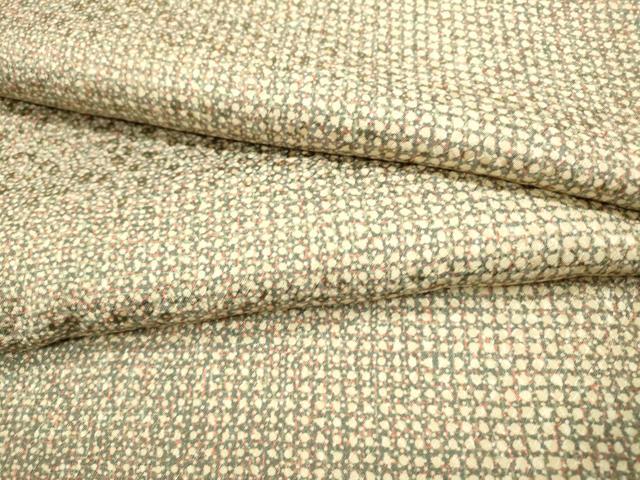 平和屋着物▼上質な小紋　霞文　正絹　逸品　DABF2949fe