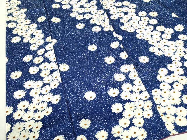 平和屋着物■上質な小紋 菊 正絹 逸品 DABF3003op