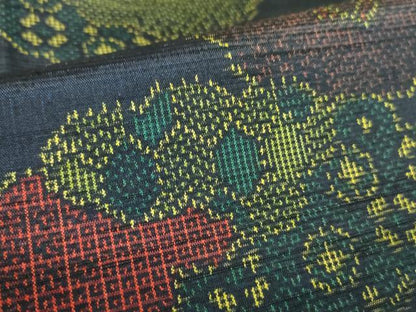 平和屋着物■上質な紬 吉祥雲文 正絹 逸品 DABF3019op