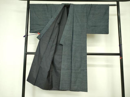 平和屋着物■男性　本場大島紬　亀甲柄　正絹　逸品　DABF3026op