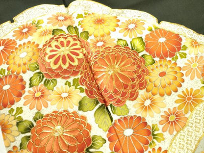 平和屋着物■豪華黒留袖 駒刺繍 菊 牡丹 金彩 正絹 逸品 DABF3041op