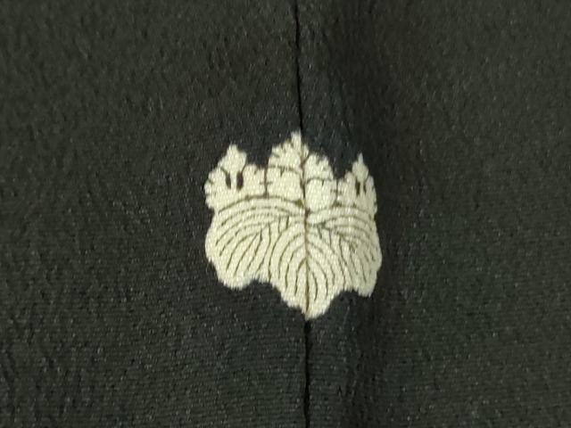 平和屋着物■豪華黒留袖 駒刺繍 菊 牡丹 金彩 正絹 逸品 DABF3041op