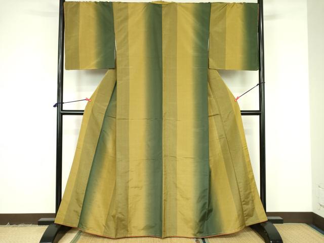 平和屋着物●上質な紬　間道　正絹　逸品　未使用　DABC2226ud 平和屋着物□上質な紬 間道 正絹 逸品 未使用 DABF3060op