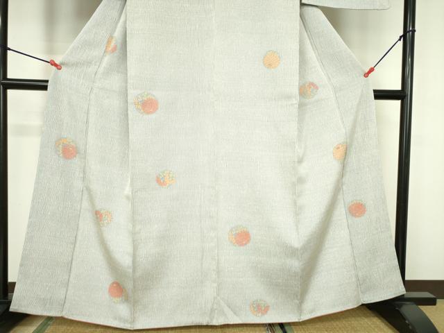 平和屋着物■訪問着 草花丸文 正絹 逸品 DABF3083op