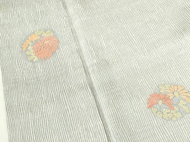 平和屋着物■訪問着 草花丸文 正絹 逸品 DABF3083op