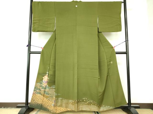 平和屋着物■TOKI志すい キモノモードオリジナルブランド　色留袖　風景花松文　暈し染め　金彩　正絹　逸品　DABF3096op