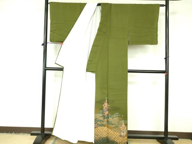 平和屋着物■TOKI志すい キモノモードオリジナルブランド　色留袖　風景花松文　暈し染め　金彩　正絹　逸品　DABF3096op
