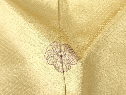 平和屋着物■訪問着　扇面花文　暈し染め　金銀彩　正絹　逸品　DABF3100op