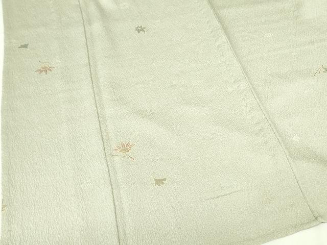 平和屋着物▽上質な小紋　単衣　作家物　吹き寄せ花文　正絹　逸品　未使用　DABF3101op
