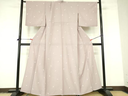 平和屋着物▽小紋　単衣　瓢箪　ひょうたん　三越扱い　さんび謹製　洗える着物　DABF3110op