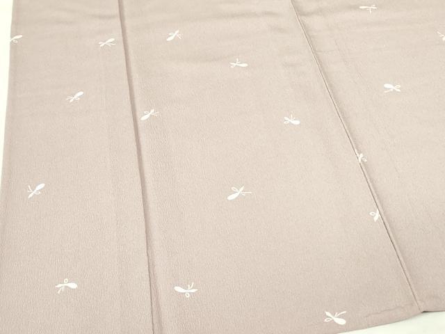 平和屋着物▽小紋　単衣　瓢箪　ひょうたん　三越扱い　さんび謹製　洗える着物　DABF3110op