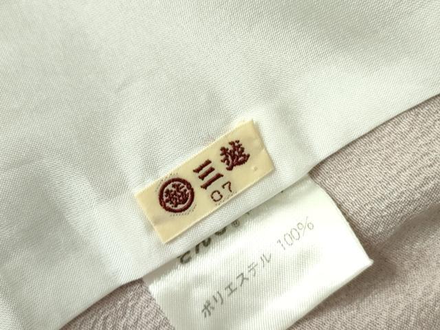 平和屋着物▽小紋　単衣　瓢箪　ひょうたん　三越扱い　さんび謹製　洗える着物　DABF3110op