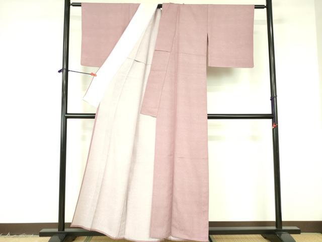 平和屋着物▽江戸小紋　単衣　鮫小紋柄　正絹　逸品　DABF3119op