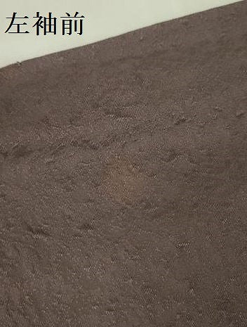 平和屋着物▽訪問着　単衣　杢目絞り　幾何学丸文　正絹　逸品　DABF3127op