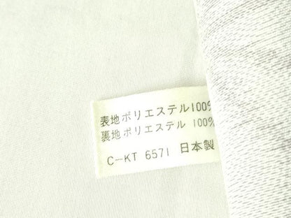 平和屋着物▽小紋　単衣　麻の葉文様　洗える着物　DABF3145op