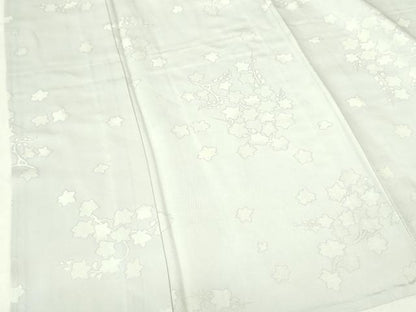 平和屋着物▽上質な小紋　単衣　舞花　正絹　逸品　DABF3152op