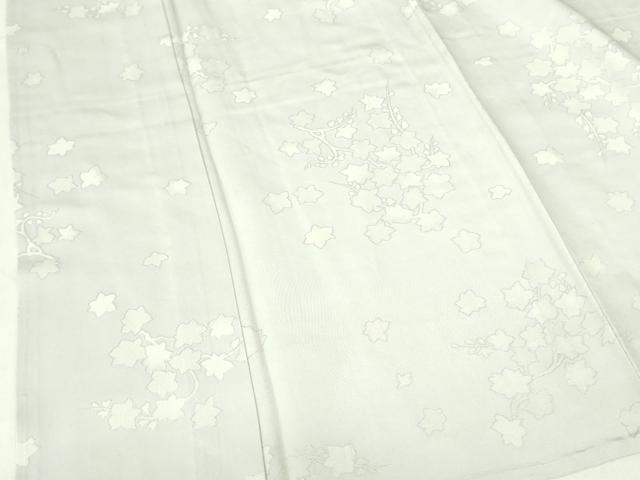平和屋着物▽上質な小紋　単衣　舞花　正絹　逸品　DABF3152op