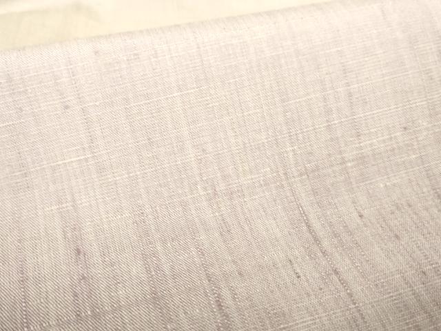 平和屋着物▽上質な紬　単衣　横段文　正絹　逸品　DABF3168op