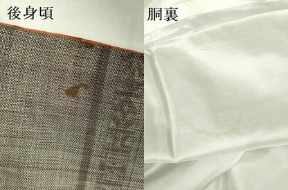 平和屋着物●本場大島紬　9マルキ　亀甲花間道　正絹　逸品　DABF3171op
