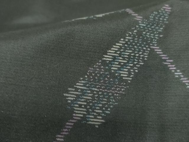 平和屋着物●本場大島紬　番傘　正絹　逸品　DABF3173op