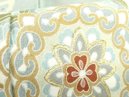 平和屋着物●豪華色留袖　駒刺繍　正倉院花文　金彩　正絹　逸品　DABF3174op