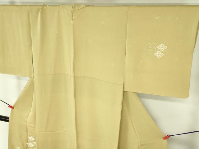 平和屋着物●訪問着　駒刺繍　花菱文　金彩　正絹　逸品　DABF3176op
