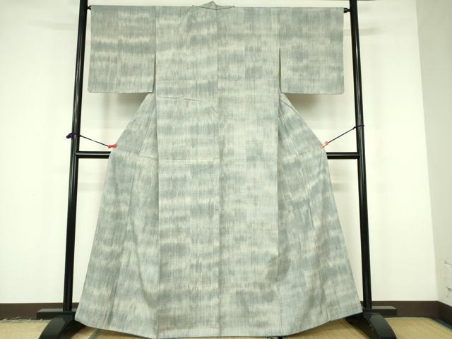 平和屋着物●上質な紬　亀甲文　正絹　逸品　DABF3178op