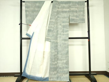 平和屋着物●上質な紬　亀甲文　正絹　逸品　DABF3178op