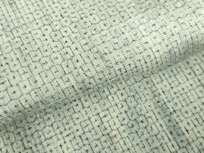 平和屋着物●上質な紬　亀甲文　正絹　逸品　DABF3178op