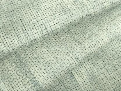 平和屋着物●上質な紬　亀甲文　正絹　逸品　DABF3178op