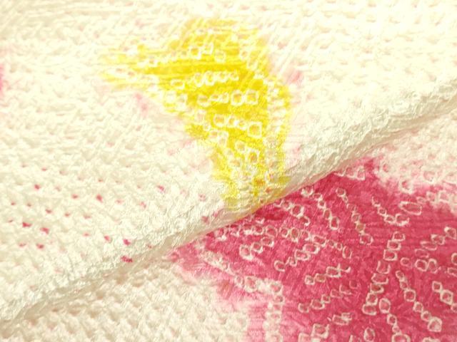 平和屋着物●豪華振袖　総絞り　蔦の葉　正絹　逸品　DABF3182op