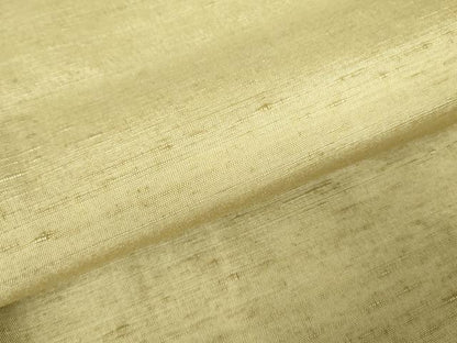 平和屋着物●上質な紬　蒸栗色　ロング丈　正絹　逸品　DABF3183op