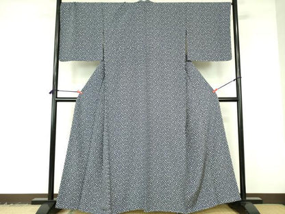 平和屋着物●上質な小紋　宝尽くし花文　胴抜き仕立て　正絹　逸品　未使用　DABF3191op