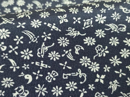 平和屋着物●上質な小紋　宝尽くし花文　胴抜き仕立て　正絹　逸品　未使用　DABF3191op