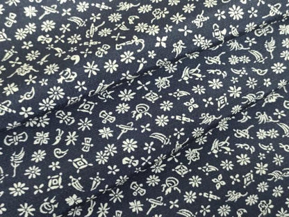 平和屋着物●上質な小紋　宝尽くし花文　胴抜き仕立て　正絹　逸品　未使用　DABF3191op