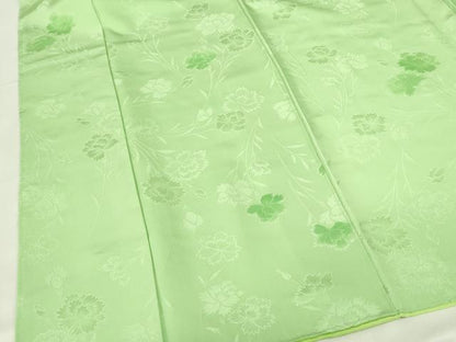 平和屋着物▼上質な小紋 地紋起こし 菊 正絹 逸品 DABF3235op