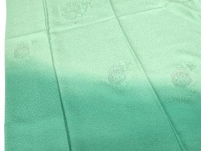 平和屋着物▼中国三大刺繍 スワトウ刺繍 汕頭刺繍 総刺繍 訪問着 亀甲花文 暈し染め 正絹 逸品 DABF3252op