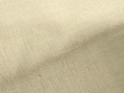 平和屋着物▽結城紬　単衣　練色　正絹　逸品　DABF3281op