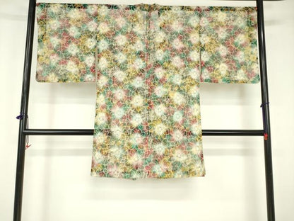 平和屋着物▽道行コート　スリーシーズン　春夏秋　塵除け　舞花　ロング丈　DABF3291op