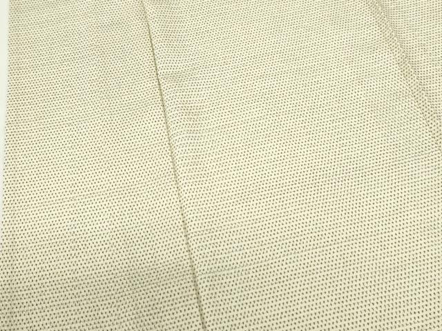 平和屋着物▽本塩沢　単衣　絣文様　正絹　逸品　DABF3310op