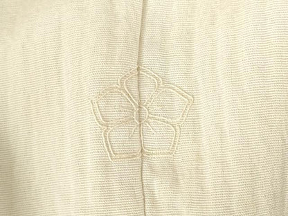 平和屋着物▽訪問着　単衣　草花　金彩　正絹　逸品　DABF3314op