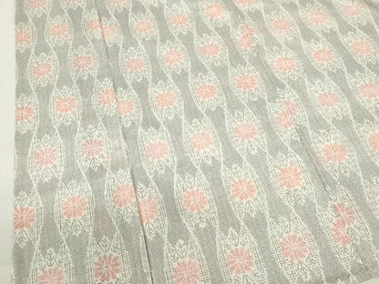平和屋着物▽小紋　単衣　立涌花文　DABF3333op