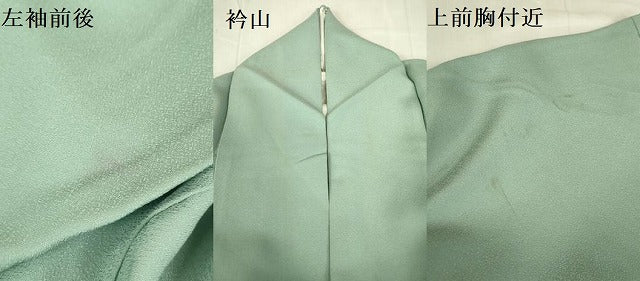平和屋着物▼色留訪問着　寿光織　万寿菊　暈し染め　金銀糸　正絹　逸品　DABF3357op