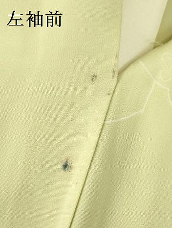 平和屋着物▼上質な小紋　地紋起こし　舞花　暈し染め　正絹　逸品　DABF3361op