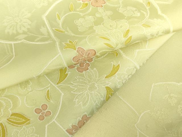 平和屋着物▼上質な小紋　地紋起こし　舞花　暈し染め　正絹　逸品　DABF3361op