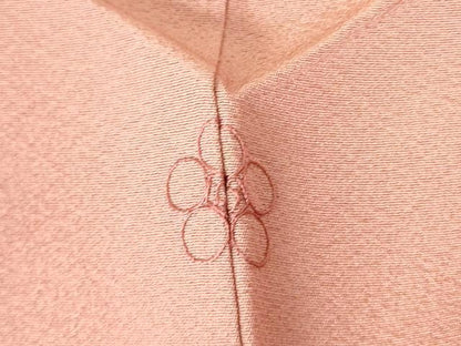 平和屋着物▼中国三大刺繍　スワトウ刺繍　汕頭刺繍　総刺繍　訪問着　楽器花文　暈し染め　正絹　逸品　DABF3399op