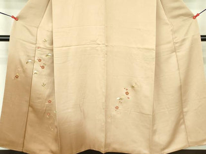 平和屋着物▼訪問着　駒刺繍　総刺繍　枝花　暈し染め　金糸　井筒屋扱い　正絹　逸品　DABF3455op